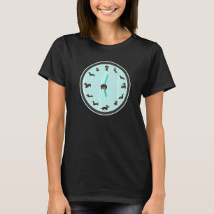 Dachshund Time Cute Dachshund Wiener Dog Clock T-Shirt