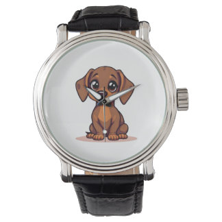 Dachshund Time piece Watch