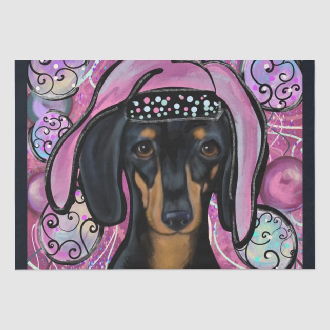 DACHSHUND        TISSUE PAPER (Front)