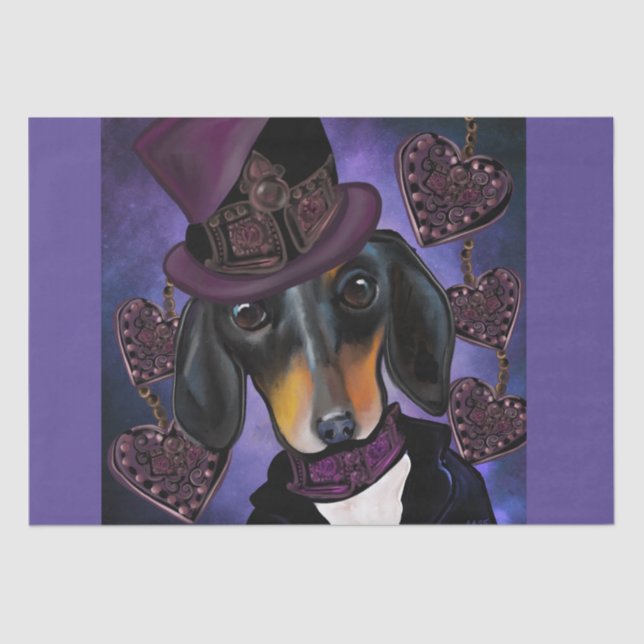DACHSHUND  TISSUE PAPER (Front)