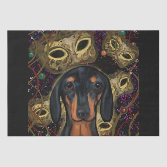 Dachshund         tissue paper (Front)