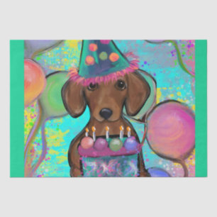 Dachshund     tissue paper