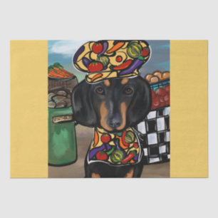 Dachshund tissue paper