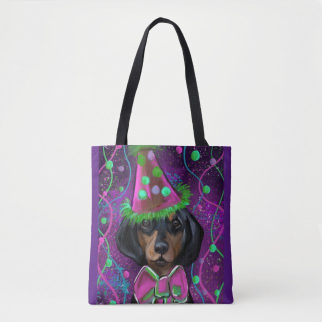 Dachshund Tote Bag (Front)