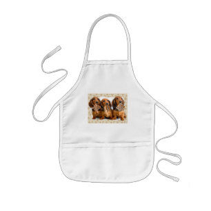 DACHSHUND TRIO FOR mom Apron