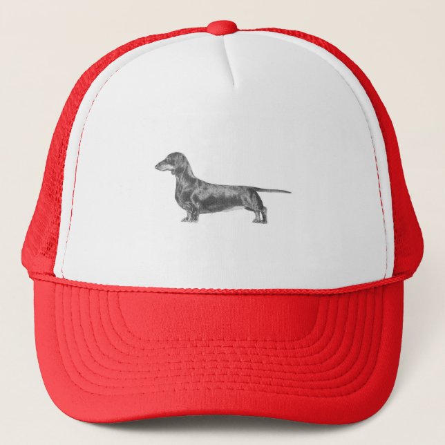 Dachshund Trucker Hat (Front)