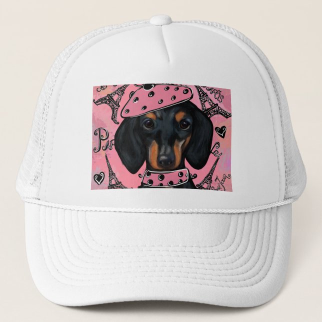 DACHSHUND        TRUCKER HAT (Front)