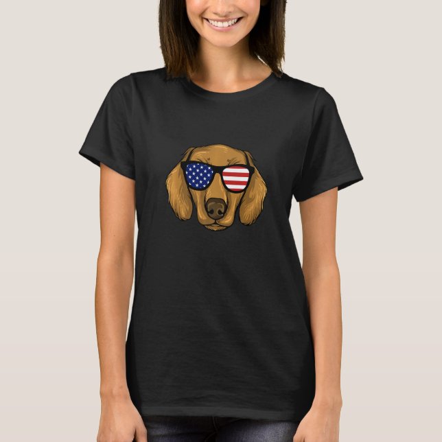 Dachshund Tshirt For Women Sausage Dog Dackel Wien (Front)