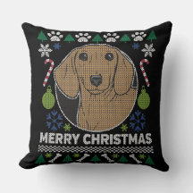 Dachshund Ugly Christmas Sweater Dog Design