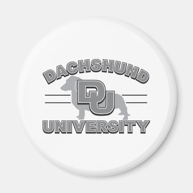 Dachshund University Magnet (Front)