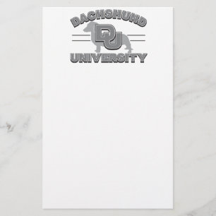 Dachshund University Stationery