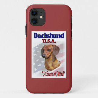 Dachshund USA iPhone 11 Case