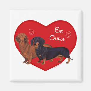 Dachshund Valentine Magnet