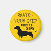 Dachshund Watch Your Step Funny Design