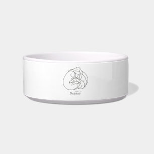 Dachshund water/food bowl