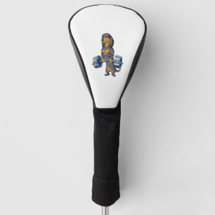 Dachshund Weightlifting   Golf Head Cover
