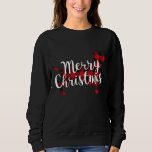 Dachshund Weiner Christmas Dog Mom Dad Plaid Gift Sweatshirt