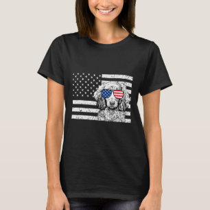 Dachshund Weiner Dog 4th Of July Us American Flag T-Shirt