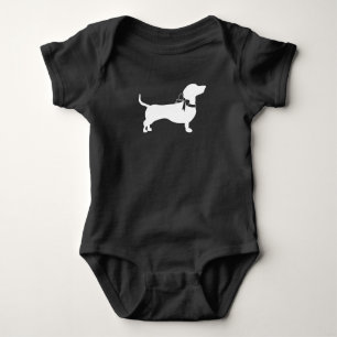 Dachshund Weiner Dog Baby Shower Gender Neutral Bodysuit
