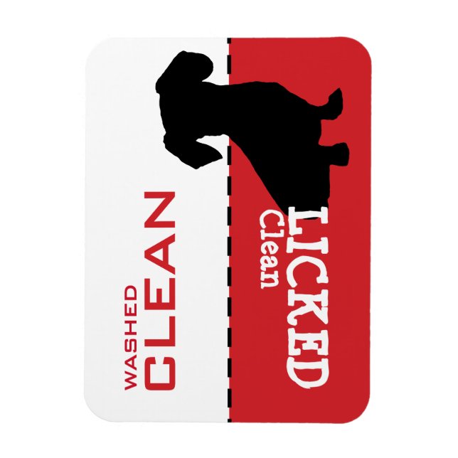 Dachshund Weiner Dog Dishwasher Magnet Sign (Vertical)