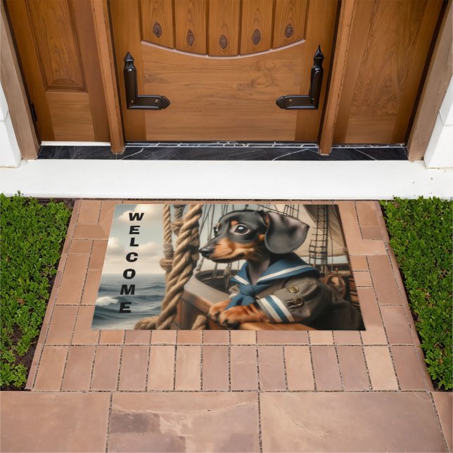 DACHSHUND WELCOME DOORMAT (Outdoor)
