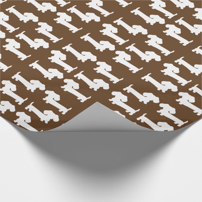 Dachshund Wiener Dog Gift Wrapping Paper (Corner)