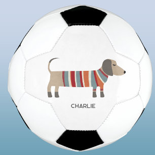 Dachshund Wiener Dog Personalized Soccer Ball