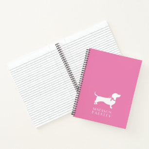 Dachshund Wiener Dog Puppy Notebook