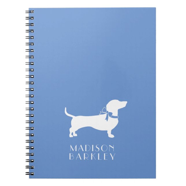 Dachshund Wiener Dog Puppy Notebook (Front)