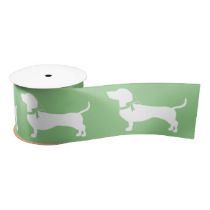Dachshund Wiener Dog Puppy Satin Ribbon
