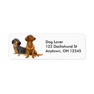 Dachshund Wiener Étiquette