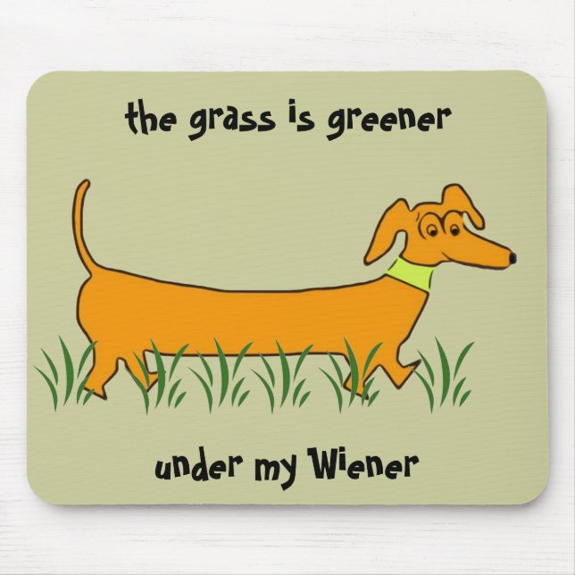 Dachshund Wiener Mouse Pad (Front)
