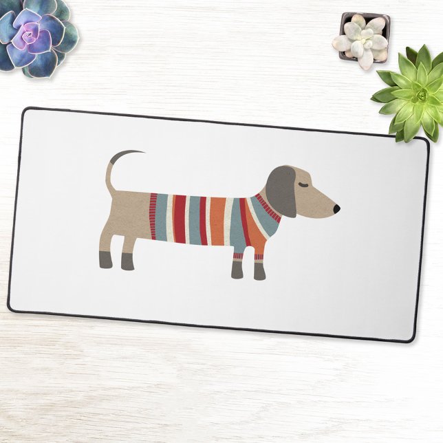 Dachshund Wiener Saucisse Chien (Dachshund Wiener Sausage Dog fun desk mat)
