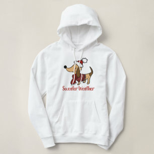 Dachshund Winter Dog Hoodie