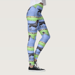 dachshund wirehaired full leggings