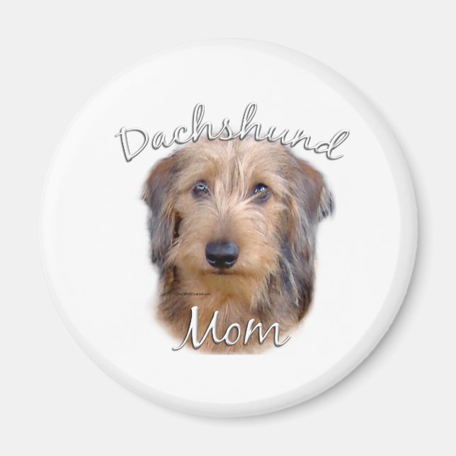 Dachshund (wirehaired) Mom 2 Magnet (Front)