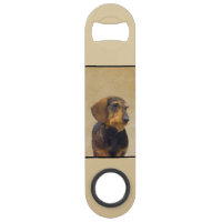 Dachshund (Wirehaired) Painting Original Dog Art
