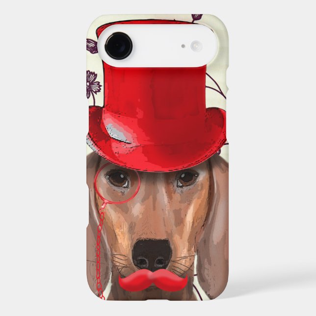 Dachshund With Red Top Hat Case-Mate Samsung Galaxy Case (Back)