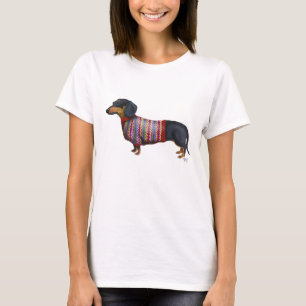 Dachshund With Woolly Sweater