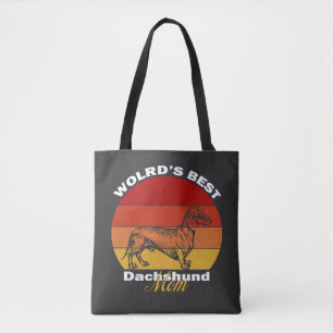 Dachshund - World's Best Dachshund Mom Tote Bag