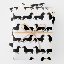 Dachshund Wrapping Paper Sheets