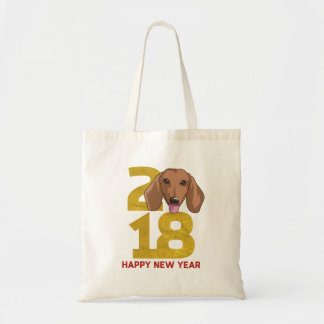 Dachshund Year of the Dog 2018 New Year Bag