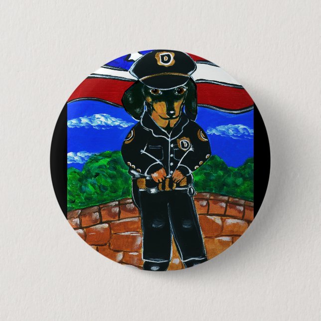 Dachshunds 2 Inch Round Button (Front)