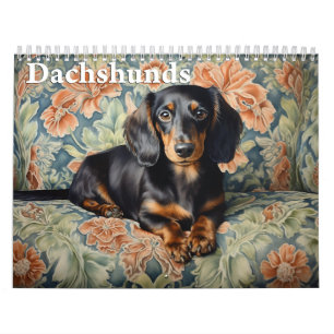 Dachshunds Calendar, any year Calendar