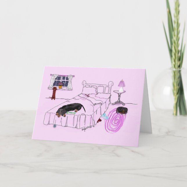 Dachshunds Card (Front)