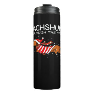 Dachshunds Christmas Sweater Pattern Classic T-Shi Thermal Tumbler