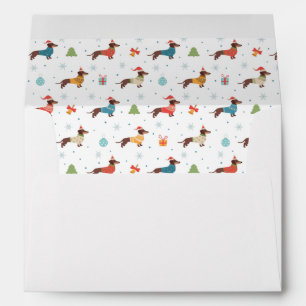 Dachshunds in Christmas Sweaters Pattern Envelope