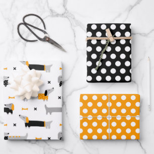 Dachshunds in Sweaters Wrapping Paper Set
