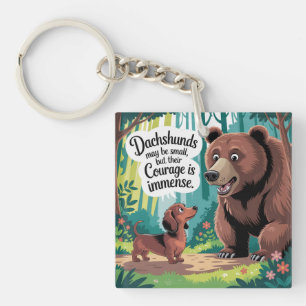 Dachshunds May Be Small Keychain