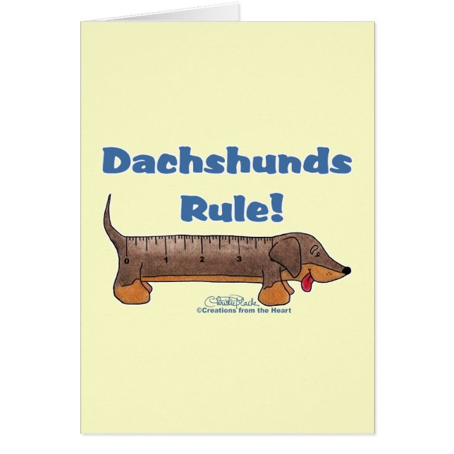 Dachshunds Rule (Front)